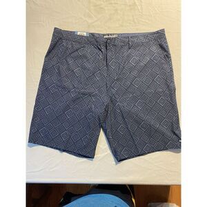 Micros Men's Texture Printed Hybrid Blue Boardshort - MZBH-844‎   Retail $52.50